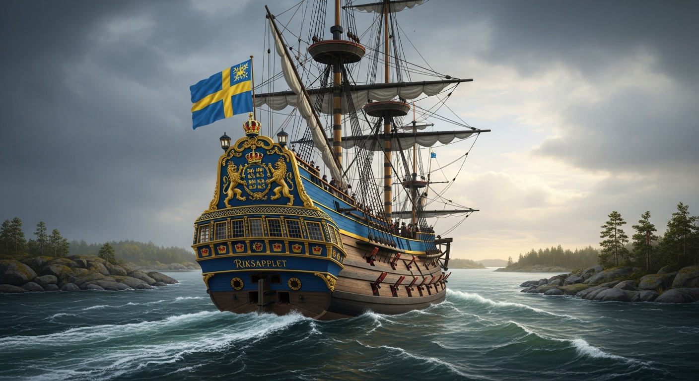 Riksäpplet – Regalskepp